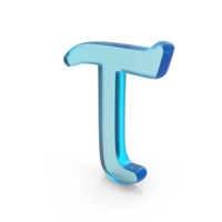 Glass Tau Greek Symbol PNG & PSD Images