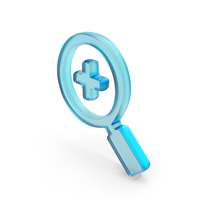 Glass Zoom In Symbol PNG & PSD Images