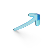 Glass Up Arrow Symbol PNG & PSD Images