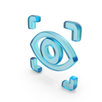 Glass Eye Scan Symbol PNG & PSD Images