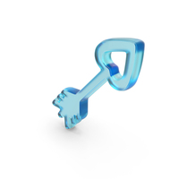 Glass Love Arrow Symbol PNG & PSD Images