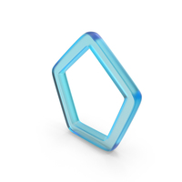 Glass Pentagon Symbol PNG & PSD Images