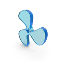 Glass Propeller Symbol PNG & PSD Images