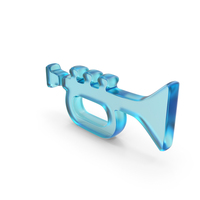 Glass Trumpet Symbol PNG & PSD Images
