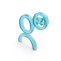 Glass User Delete Symbol PNG & PSD Images