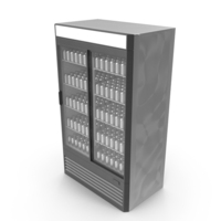 Beverage Refrigerator With Cans PNG & PSD Images