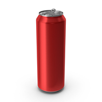 Opened Red Beverage Standard Can 568ML PNG & PSD Images