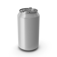 Opened White Beverage Standard Can 355ML PNG & PSD Images
