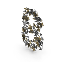 Black Butterflies Number 8 PNG & PSD Images