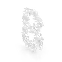 Monochrome Butterflies Number 8 PNG & PSD Images