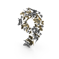 Black Butterflies Number 9 PNG & PSD Images