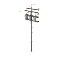 High Voltage Utility Pole PNG & PSD Images