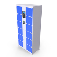Smart Storage Supermarket Blue PNG & PSD Images