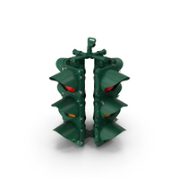 Vintage 4 Way Traffic Light PNG & PSD Images