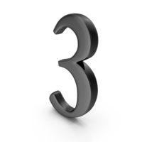 Number 3 PNG & PSD Images