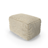 Soft Pouffe Beige Section PNG & PSD Images