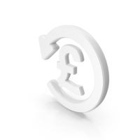 Restore Purchase Pound Symbol White PNG & PSD Images