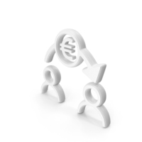 Transfer Euro Money Symbol White PNG & PSD Images