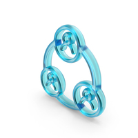 Community Network Symbol Glass PNG & PSD Images
