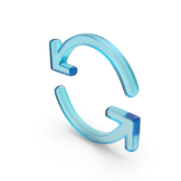 Glass Refresh Symbol PNG & PSD Images