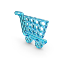 Glass Shopping Cart Symbol PNG & PSD Images