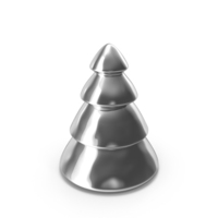 Christmas Decoration Tree Silver PNG & PSD Images