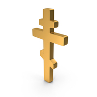 Gold Cross Icon PNG & PSD Images