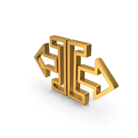 Gold Expand Icon PNG & PSD Images