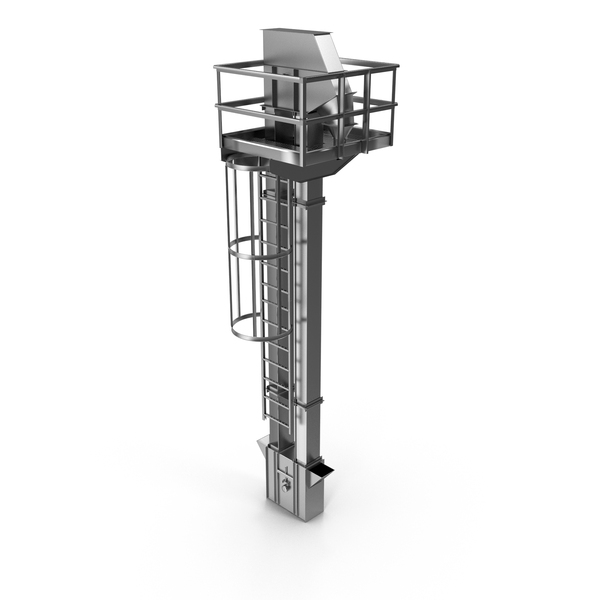 Grain Elevator Metal Construction PNG & PSD Images