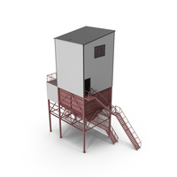 Granary Metal Construction PNG & PSD Images