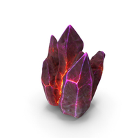 Glowing Crystal Veins Lava PNG & PSD Images
