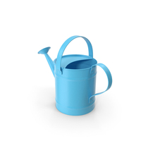 1 Gallon Blue Metal Watering Can PNG & PSD Images