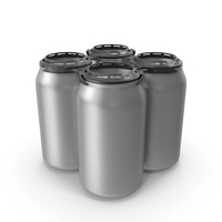 4 Soda Cans Plastic Rings Holder PNG & PSD Images