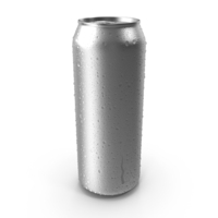 Aluminum Can Water Drops 500ml PNG & PSD Images