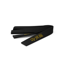 Aikido Black Obi Belt PNG & PSD Images