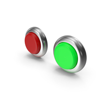 Red Button And Green Button Vertically PNG & PSD Images
