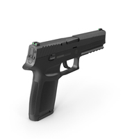 Modern Tactical Pistol Game Weapon PNG & PSD Images