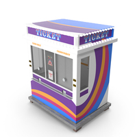 Modern Ticket Booth PNG & PSD Images