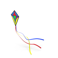 Multicolor Paper Kite PNG & PSD Images