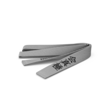 Obi Kyokushin Belt White PNG & PSD Images