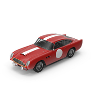 Classic Race Car Red PNG & PSD Images