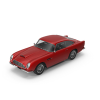 Luxury Vintage Car Red PNG & PSD Images