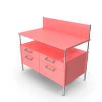 Pink Baby Care Cabinet PNG & PSD Images