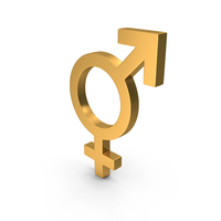 Gender Male Female With Empty Middle Frame Symbol PNG & PSD Images