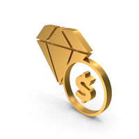 Money Dollar Diamond PNG & PSD Images