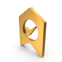 Up Tick Accept Arrow Pin Directional PNG & PSD Images