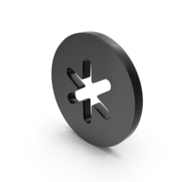 Round Asterisk Icon PNG & PSD Images