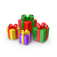 Gift Boxes PNG & PSD Images