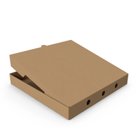 Pizza Box Slightly Opened PNG & PSD Images