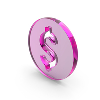 Round Dollar Money Symbol PNG & PSD Images